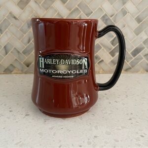 2002 Harley Davidson Coffee Mug 3D Embossed Logo Motorcycles Milwaukee